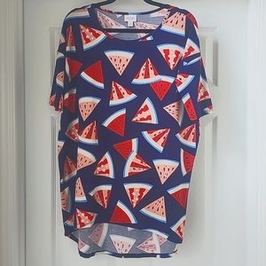 Watermelon Stars & Stripes Irma Tunic